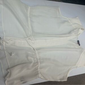 Vince‎ Camuto Cream Textured Top